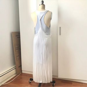 Michelle by Comune White & Blue Airy Summer Dress